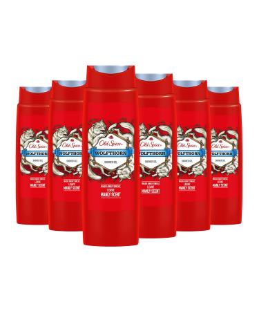 Old Spice Old Spice Wolfthorn Men's 3-in-1 Shower Gel and Shampoo 250 ml - Long Lasting Fragrance - Pack of 6