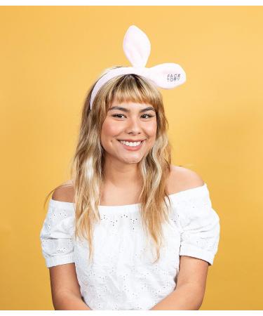 Facetory Bunny Bow Hairband in Blushing Pink - Skin Care & Makeup Accessory - Buy Online on GoSupps.com
