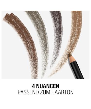 Manhattan Brow'tstic Professional Eyebrow Pencil FB. 004 Black Brown - 1.4g with Integrated Brush | Perfect Eyebrows for All Skin Types - Buy Online on GoSupps.com