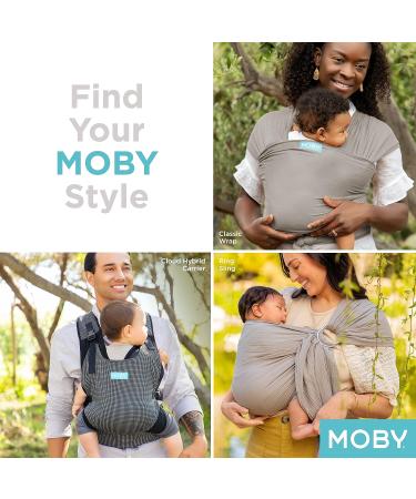 Moby Wrap Baby Carrier | Element | Baby Wrap Carrier for Newborns & Infants | #1 Baby Wrap | Baby Gift | Keeps Baby Safe & Secure | Adjustable for All Body Types | Perfect for Mom & Dad | Taupe - Buy Online on GoSupps.com