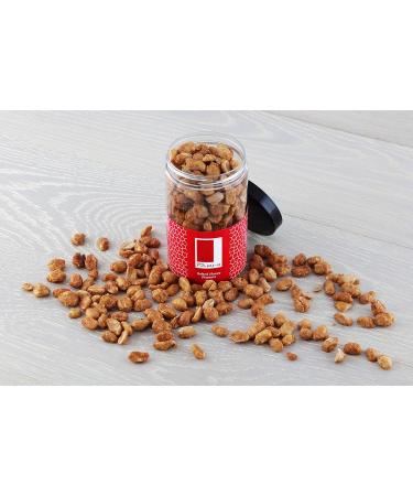 Rita Farhi Caramelised Salted Honey Peanut Splits in a Luxury Gift Jar 260 g - Honey Roasted Peanuts - Buy Online on GoSupps.com
