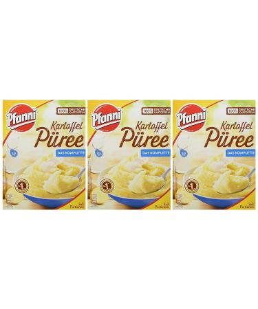 Pfanni Mashed Potatoes with Skimmed Milk - Complete 3x3 Portions (3x94.5g) | Premium Instant Mashed Potatoes for International Shipping - Buy Online on GoSupps.com