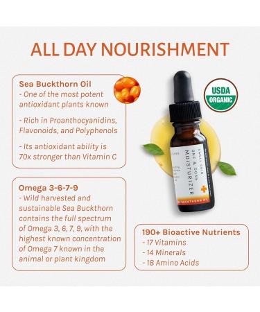Sea Buckthorn Oil for Skin Health | Anti-Aging Facial Oil | Moisturizing Face Oil for Bites & Burns | 15ml (0.5 Fl Oz - Buy Online on GoSupps.com