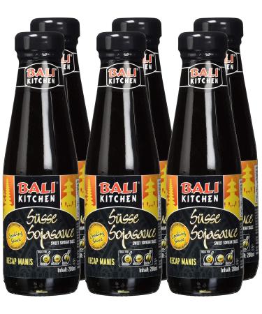 Bali Kitchen Sweet Soy Sauce - Pack of 6 (6 x 200g) | Authentic Flavor for International Shipping - Buy Online on GoSupps.com