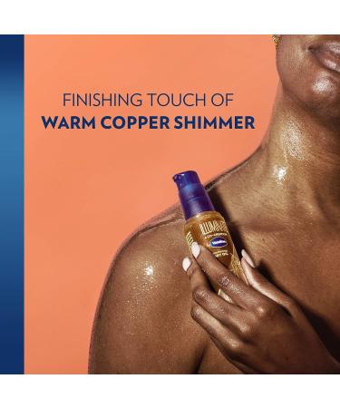 Vaseline Illuminate Me Body Oil - Shimmering Bronzer for Melanin-Rich Skin | Radiant Hydrating Shimmer Oil (3.3 Oz Pack of 2) - International Shipping Available - Buy Online on GoSupps.com