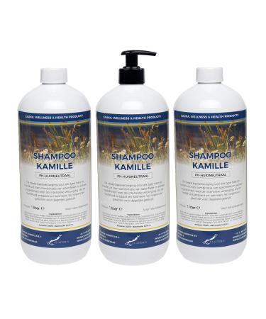 Claudius Shampoo Chamomile 3 x 1 liter with free pump