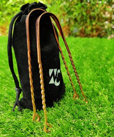 Buy Wonder Care Copper Tongue Cleaner for Couples | Ayurvedic Surgical Tongue Scraper | Copper Zigzag & Twister Cleaners | Best Tongue Cleaner for Adults - Buy Online on GoSupps.com