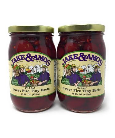 Jake & Amos - Sweet Fire Tiny Beets / 2 - 16 Oz. Jars