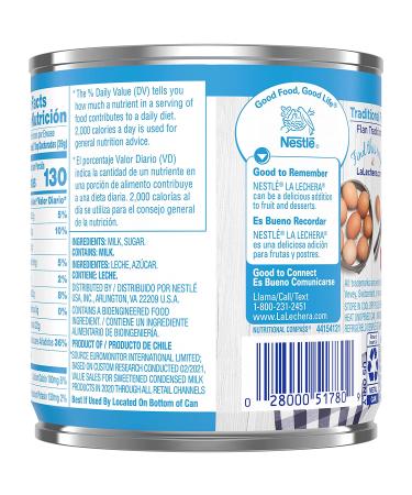 La Lechera Sweetened Condensed Milk 14 oz. Can - Rich and Creamy Dairy Delight - Buy Online on GoSupps.com