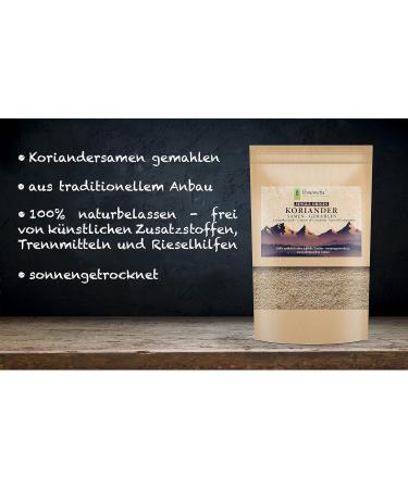 Buy Gourmetia Ground Coriander Seeds 400g - 100% Natural Traditional Cultivation - Premium Spice for International Shipping - Buy Online on GoSupps.com