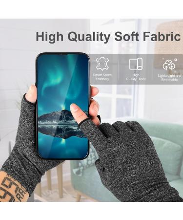 Arthritis Gloves for Women & Men – Lightweight Pain Relief for Carpal Tunnel & Tendonitis (Small Grey) | Shop Now - Buy Online on GoSupps.com