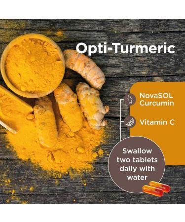 Healthspan Opti-Turmeric 500mg Liquid Curcumin Capsules - Cartilage Formation & Immune Health Support - 30ct - Buy Online on GoSupps.com