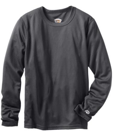 Duofold Boy's Base Weight First Layer Shirt X-Large Black