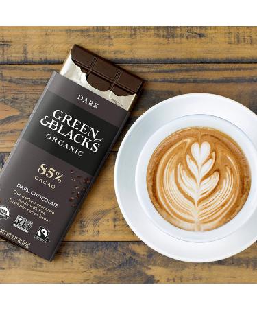 Green & Black's Chocolate Gift Set - 85% Dark, 70% Dark, Milk with Almonds, White - 6 Organic Bars - Buy Online on GoSupps.com