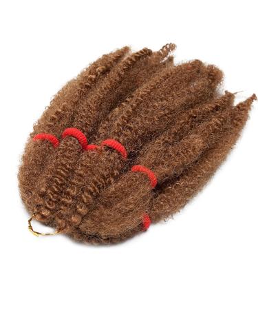 SEGO 3 Packs Afro Crochet Braids - Kinky Curly Hair Bulk Extensions in Light Brown | Marlybob Crochet Hair for Volume & Style - Buy Online on GoSupps.com