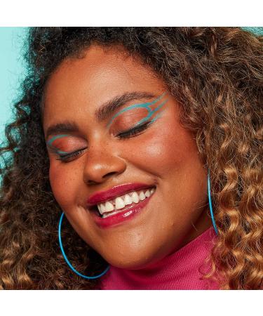 NYX Vivid Brights Liquid Liner - Cyan Simp 01 | Smear-Resistant Eyeliner - Buy Online on GoSupps.com