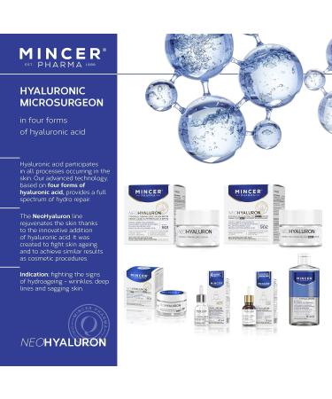 Mincer Pharma Neo Hyaluron Hydrolifting Mositurizing Lifting Toning Ampoule for Dehydrated Mature Skin with Hyaluronic Acid 15 ml - Buy Online on GoSupps.com