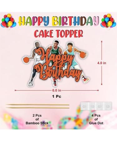 Seyal Basketball Happy Birthday Cake Topper - Buy Online on GoSupps.com