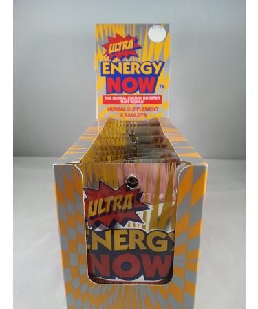 Ultra Energy Now - 48 Packets of 3 Tablets, Natural Energy Boost Formula - Buy Online on GoSupps.com