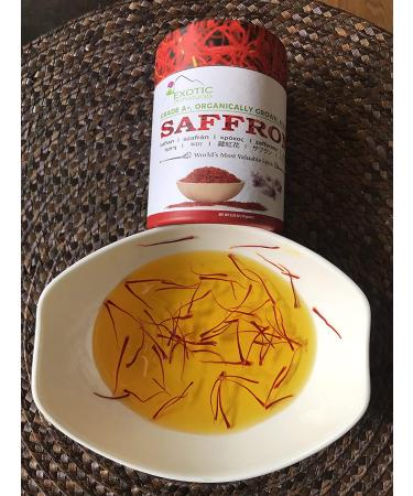 Saffron All Red Super Negin Grade A+ Premium Quality Spice - 1 Oz (28g) Pack for Paella, Risotto, Persian Tea, Rice, Golden Milk - Buy Online on GoSupps.com