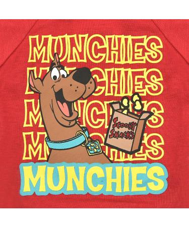 Scooby-Doo Munchies Dog T-Shirt in Red | X-Small Size | Soft & Machine Washable - Buy Online on GoSupps.com