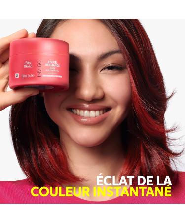 Wella Professionals Invigo Clor Brilliance Hair Mask - Restores shine to your hair for vibrant color - Intense treatment for fine to normal colored hair 150 ml - Buy Online on GoSupps.com
