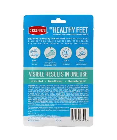 O'Keeffe's Healthy Feet Intensive Moisturizing Foot Mask Socks - 2 Pair Pack - Buy Online on GoSupps.com