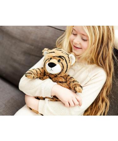 Warmies Tiger Soft Toy Brown 0.76 kg - CP-TIG-1 | Plush Microwavable Stuffed Animal - Buy Online on GoSupps.com