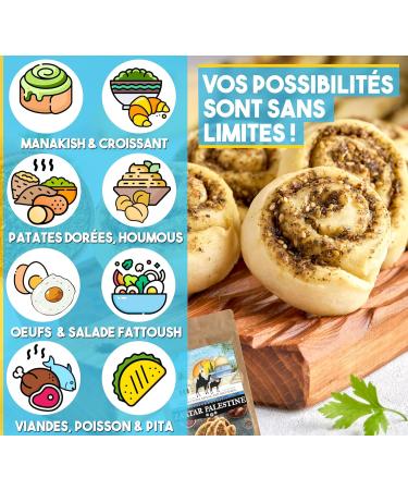 Nab r - 250gr Zaatar Palestinien 100% Naturelle Zatar Authentique Za'atar Palestine Sans Additifs - Buy Online on GoSupps.com