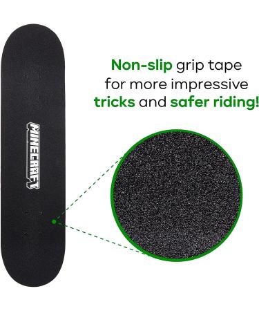 Minecraft 31 Skateboard - 9-Ply Maple Deck for Cruising, Carving, Tricks, and Downhill Mob - Buy Online on GoSupps.com