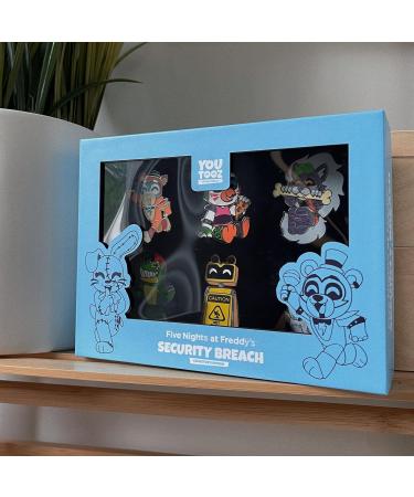 Youtooz Five Nights At Freddy's Security Breach Pin Set Official Licensed FNAF Security Breach Pins Collectors Box Includes 6 Pins By Youtooz Five Nights At Freddy's Collection Metal no gemstone - Buy Online on GoSupps.com