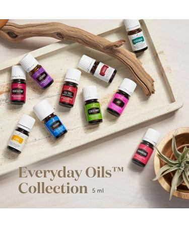 Young Living Everyday Essential Oil Collection - 10 Premium Oils for Skin & Serenity | Lavender Peppermint Lemon & More | 0.17 Fl Oz Each (Pack of 10) - International Shipping Available - Buy Online on GoSupps.com