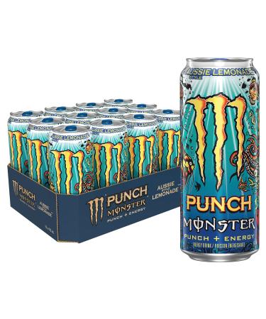 Monster Energy Punch Aussie Style Lemonade 473mL Cans Pack of 12