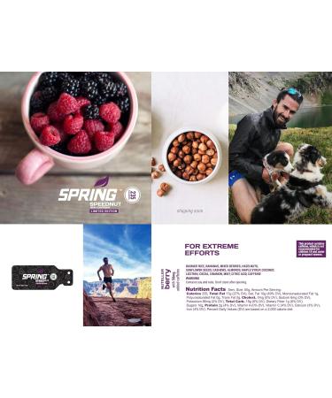 Spring Energy Speednut with Caffeine - Vegan Sports Nutrition - 20 Ct - 50 mg Caffeine - 235 kcal - International Shipping - Buy Online on GoSupps.com