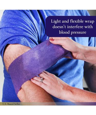 Mondo Medical Self Adhesive Elastic Bandage Wrap Colored 16 Pack - 4in First Aid Compression Bandage - Buy Online on GoSupps.com