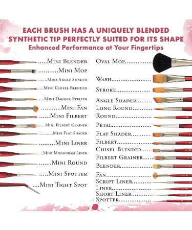 Princeton Velvetouch Series 3950 Filbert Paint Brush - Size 8 | Ideal for Acrylic, Oil, and Watercolor Painting - Buy Online on GoSupps.com