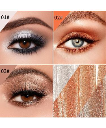 Waterproof Cream Eyeshadow Stick | Glitter Highlighter & Eye Liner | Long Lasting Shimmer Makeup (Milk Tea Brown) | Perfect Gifts for Women - Buy Online on GoSupps.com