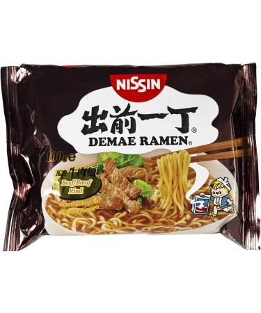  Nissin Demae Nissin Fideos Instant Ramen Noodles 100g Pack | Easy to Prepare | Japanese Noodles (Ternera 5) - Buy Online on GoSupps.com