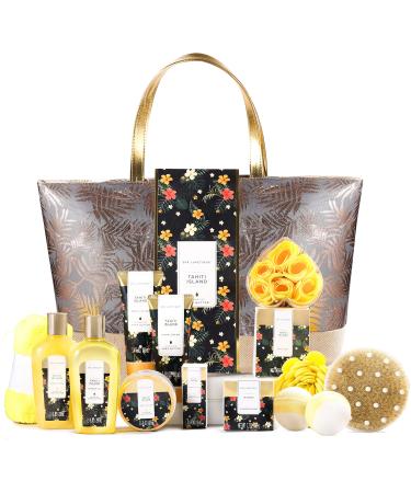Spa Gift Set, Spa Luxetique Spa Gifts Basket for Women, 15pcs Bath Set Includes Bath Bombs, Essential Oil, Hand Cream, Bath Salt and Luxury Tote Bag, Christmas Gift Set for Women