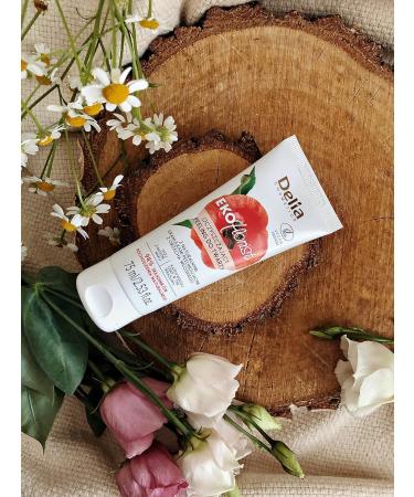 Delia Cosmetics - EKOflorist - Cleansing Scrub - Vegan Peeling Natural Cosmetic with Walnut Particles - for All Skin Types - Cleanses Smoothes Removes Dead Skin - 75ml - Buy Online on GoSupps.com