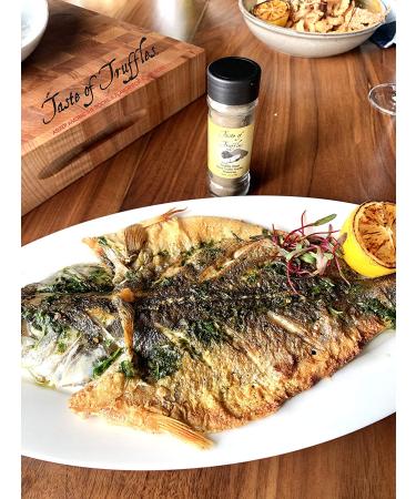 Black Truffle Dust Seasoning - Premium Black Truffle & Mushroom Powder - 2.47oz Gourmet Condiment - Buy Online on GoSupps.com