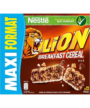 Nestl Lion Cereal Bars 12 bars of 25g 300g - Buy Online on GoSupps.com
