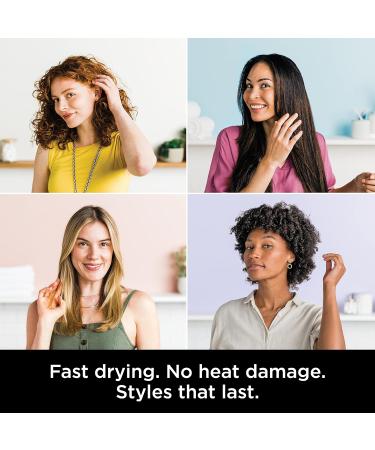 Shark STYLE iQ Ionic Hair Dryer & Styler HD120UK Black/Rose Gold with Brush & Diffuser - Buy Online on GoSupps.com