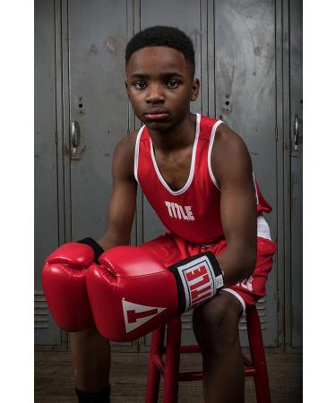 Title Classic USA Boxing Competition Gloves Red 10 oz - Premium Quality for Competitive Boxers - Buy Online on GoSupps.com