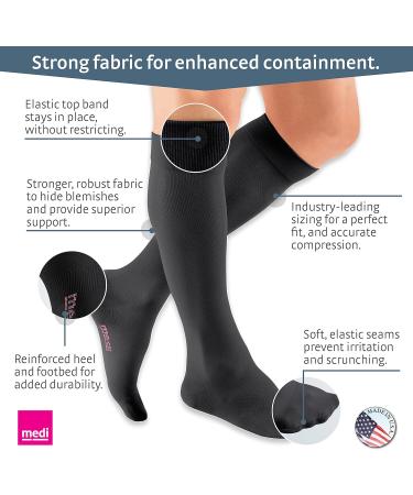 Buy Mediven Plus Knee High Compression Socks for Men & Women | 20-30 mmHg Open Toe | International Shipping - Buy Online on GoSupps.com