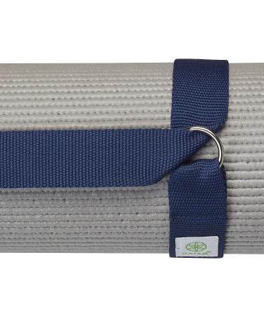Gaiam Easy-Cinch Yoga Mat Sling - Navy | Convenient Sling for Yoga Mats (1 Count, Mat Not Included) - Buy Online on GoSupps.com