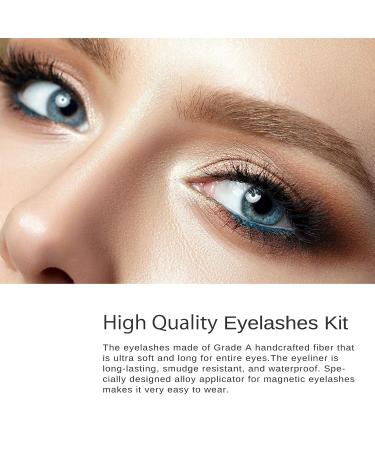 Magnetic False Lashes Set - 3 Pairs with Tweezers | Easy to Apply & Reusable - Buy Online on GoSupps.com