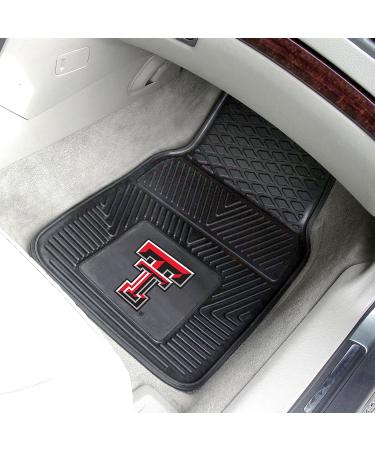 Texas Tech Red Raiders Car Mats - 2-Piece Heavy Duty Vinyl Set | All Weather Protection | Universal Fit - Buy Online on GoSupps.com