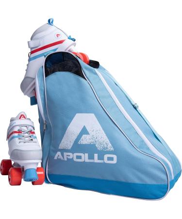 Apollo Skate Bag | Chic & Spacious Roller Skate Bag for Kids & Adults | Practical Ice Skating & Inline Skate Accessory in Blue - Buy Online on GoSupps.com