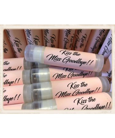 20 KISS The Miss Goodbye Bridal Shower Champagne Lip Balms Bachelorette Party